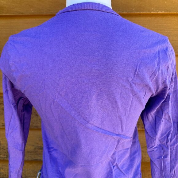 Vintage Arizona Y2k Ski Cropped Purple Long Sleeve Shirt Size XS - Picture 8 of 9